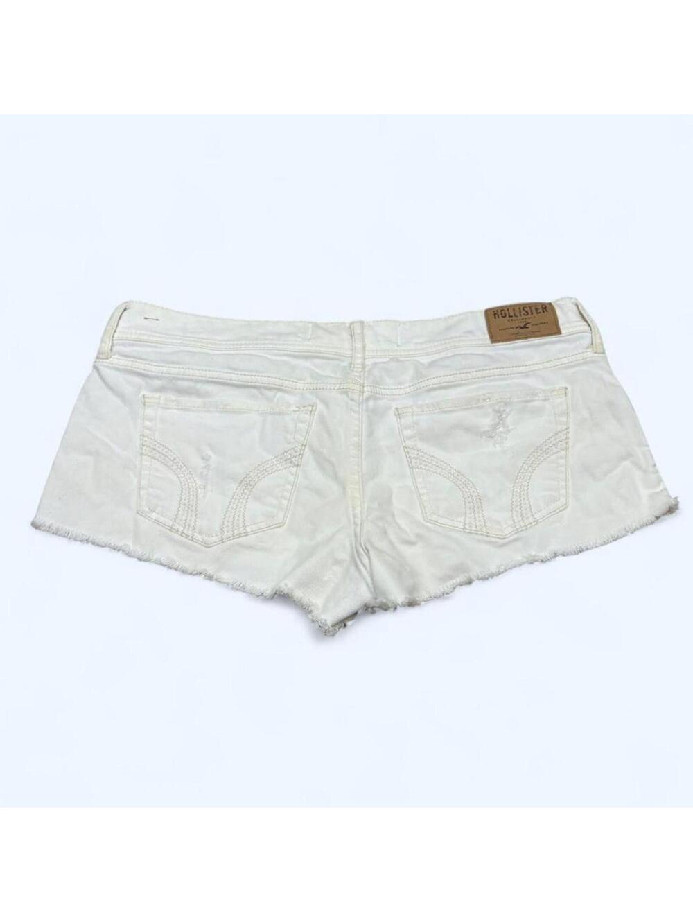 Y2K hollister mini white shorts